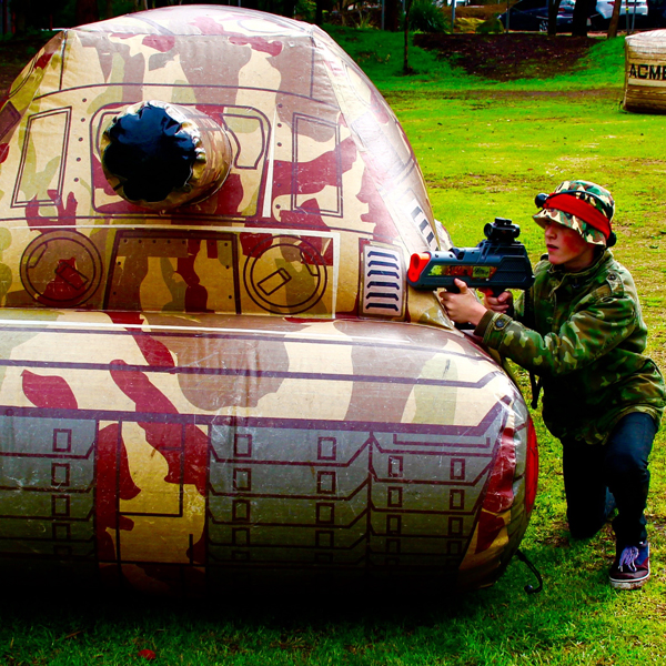 Army themed inflatables